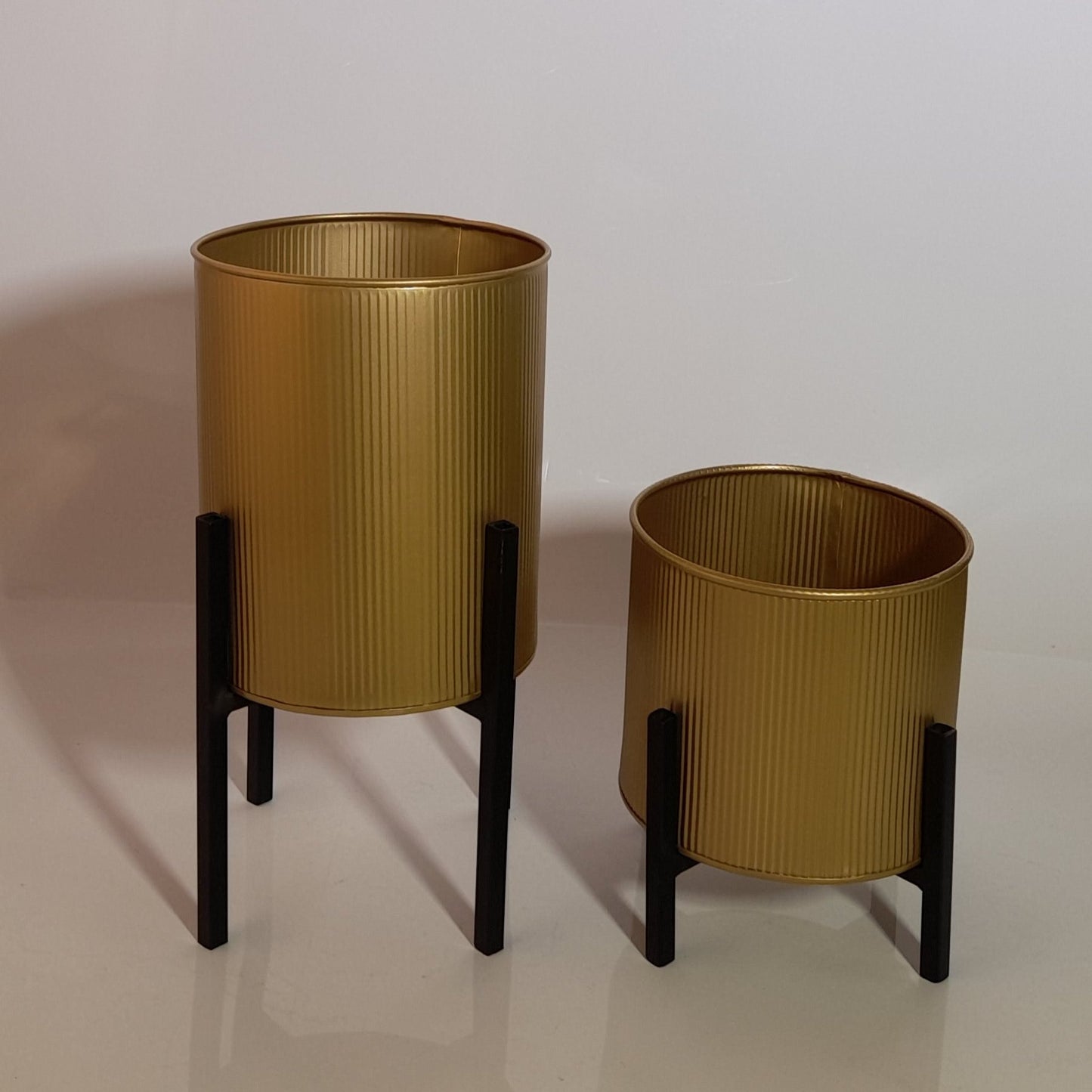 Liner Planter with Stand - Set of 2