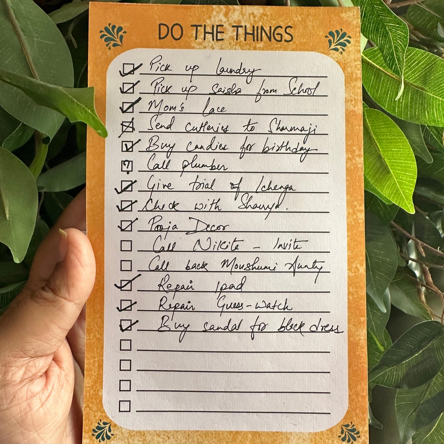 Do The Things To-Do List NotePad – Simplify Tasks and Stay Organized