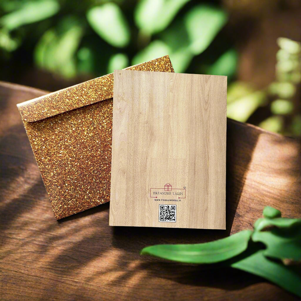 Love You to the Moon and Back - Romantic Greeting Card