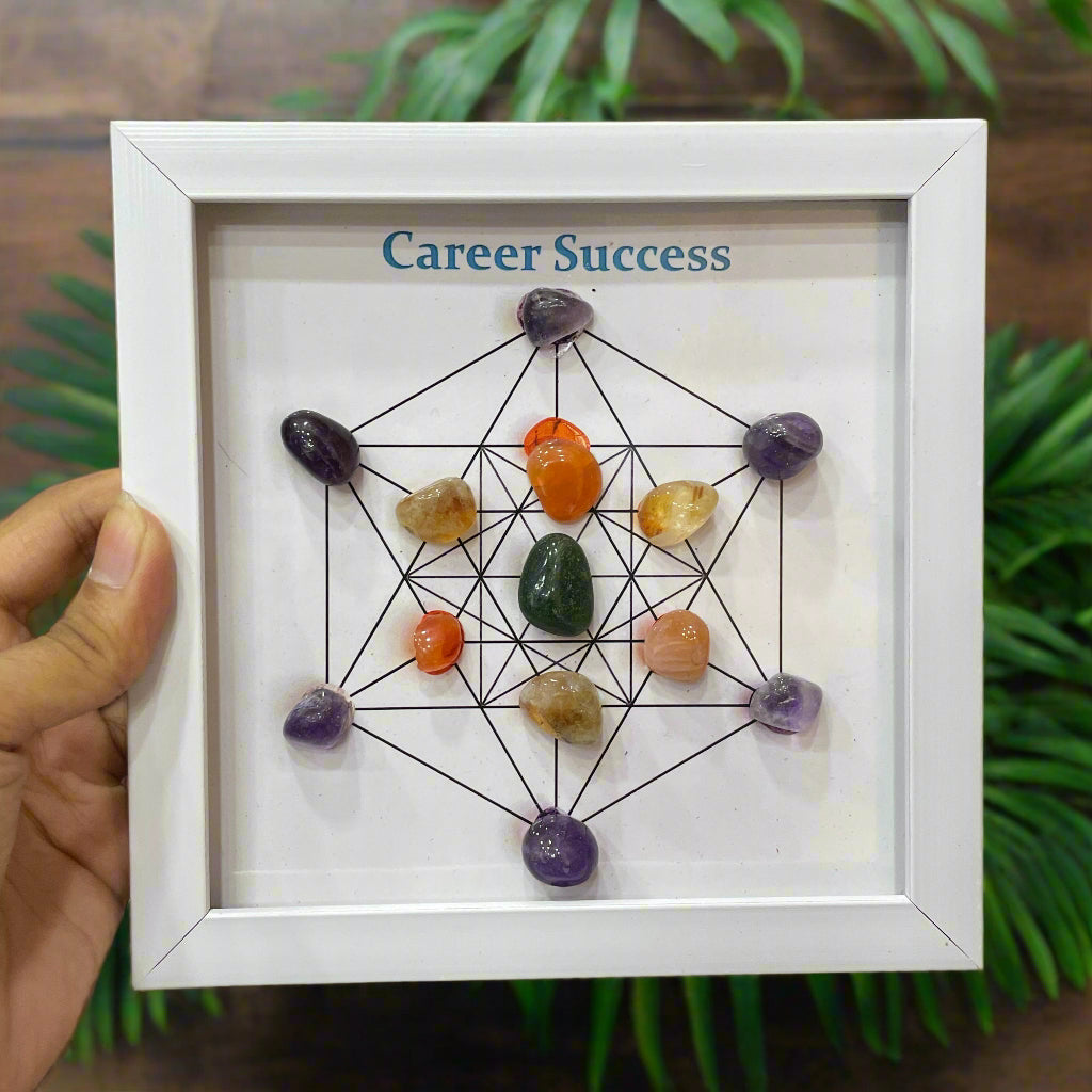Aura Guard – Crystal Grid for Calm & Protection