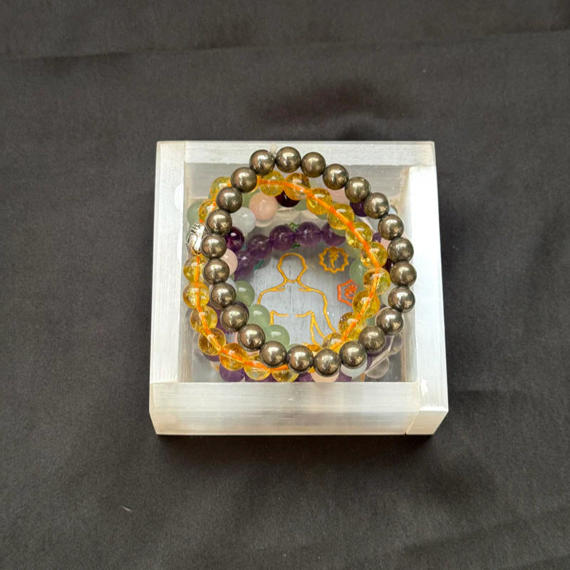Selenite Charging Tray – Crystal Cleansing & Charging – Reiki Healing Crystal Aura Chakra