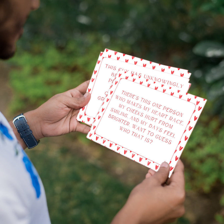 Proposal Pla Cards For Him - Love Confession Romantic Gift