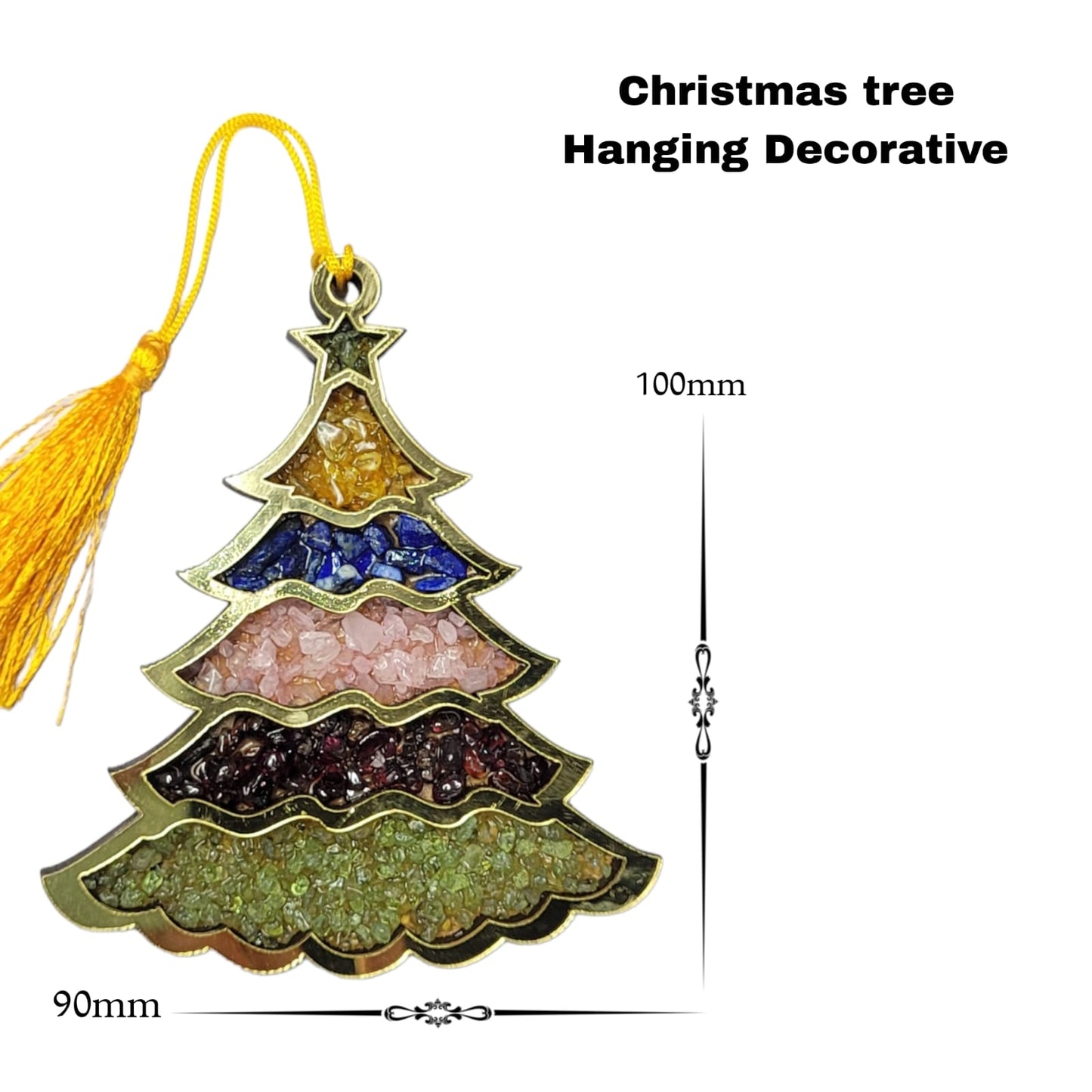 Gemstone Christmas Tree Hanging