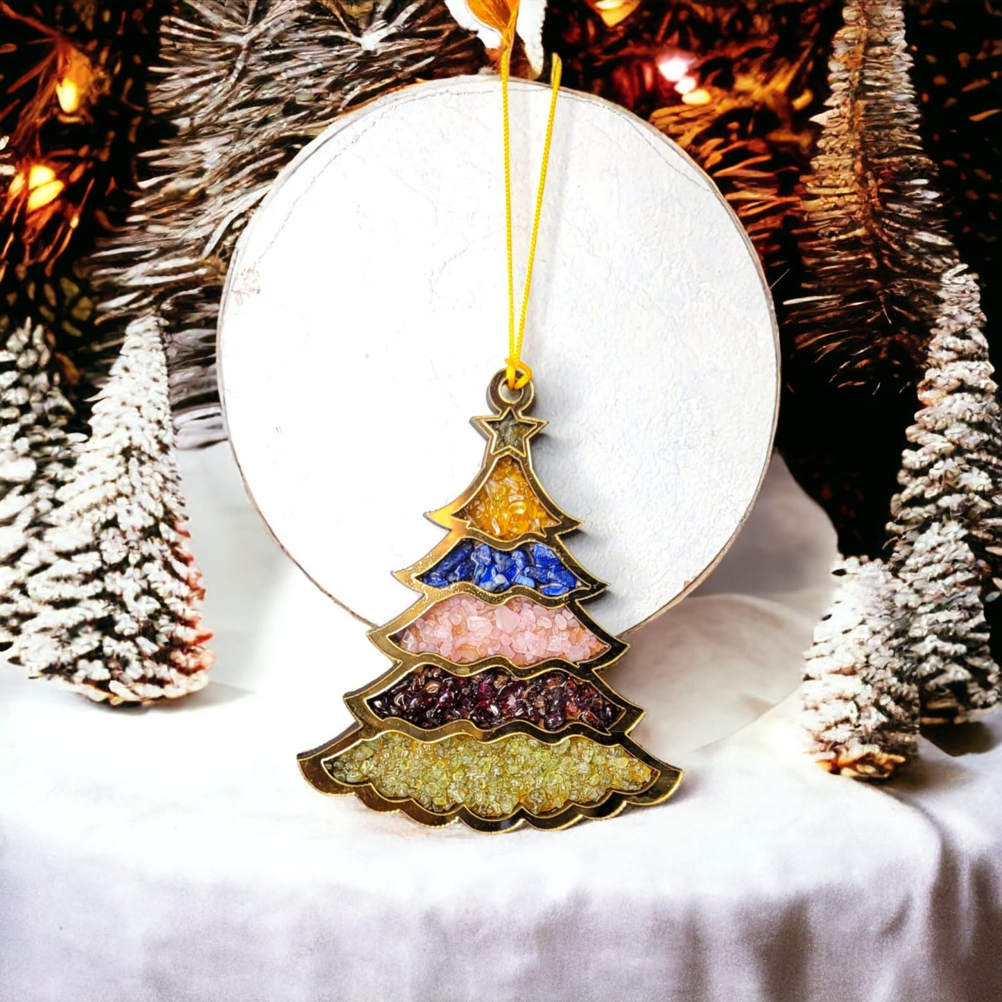 Gemstone Christmas Tree Hanging