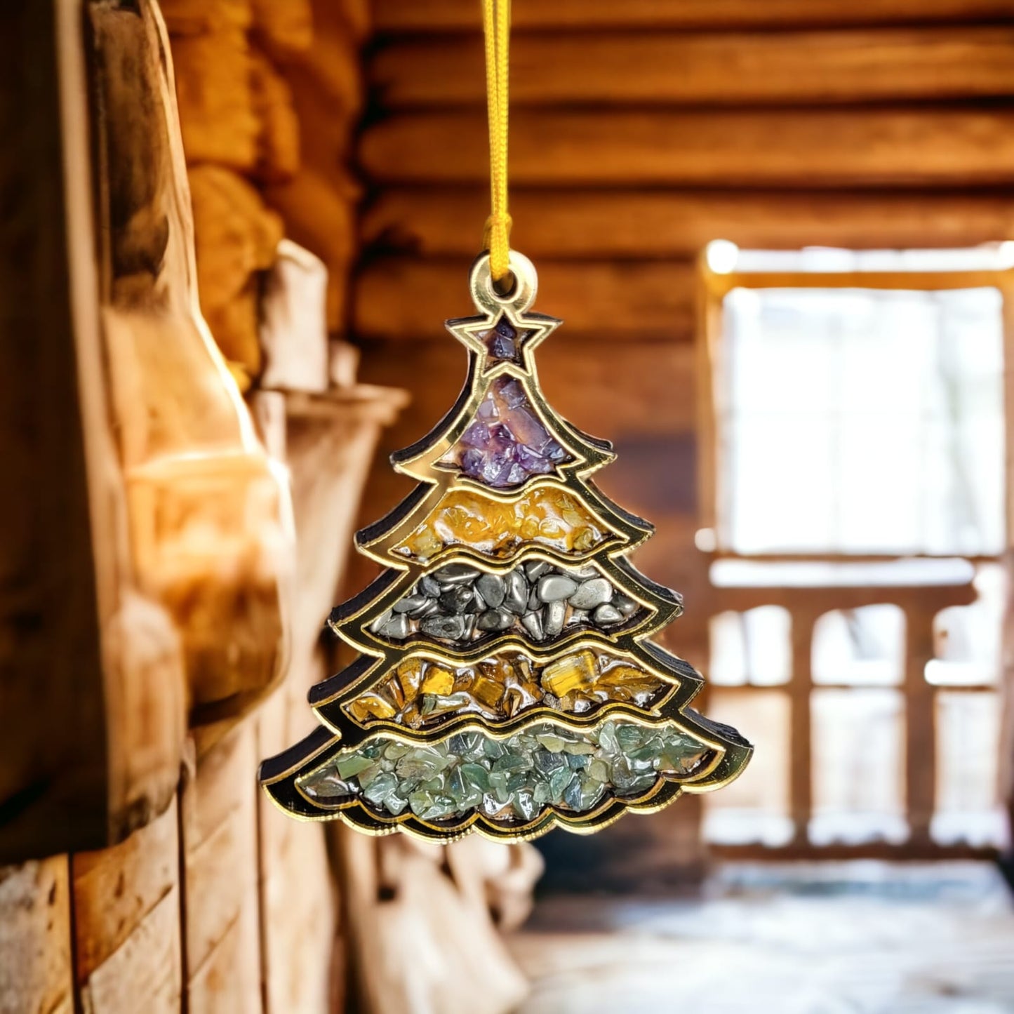 Gemstone Christmas Tree Hanging