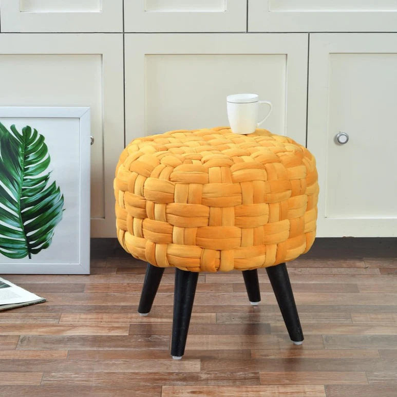 Tussle Stool- Living Room Decor, Soft and Cozy!