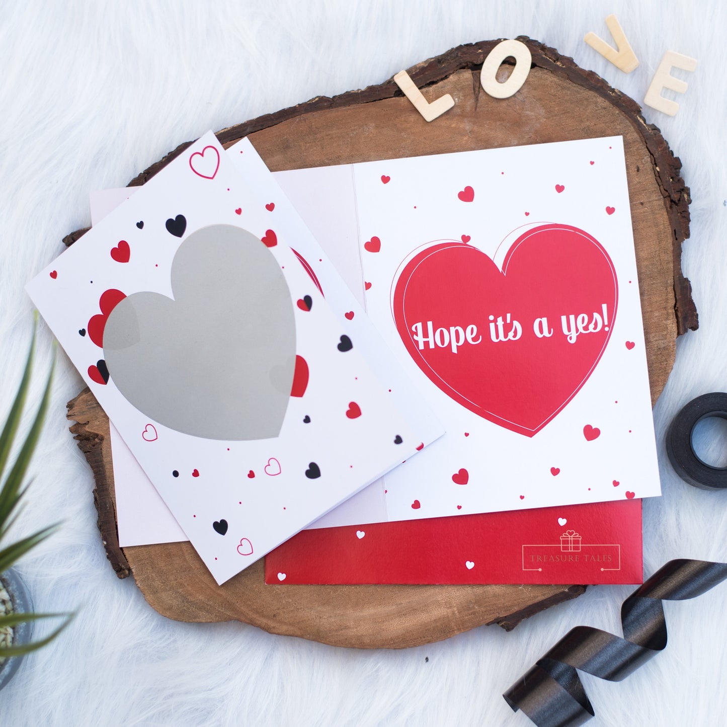 Will You Marry Me? – Romantic Scratch-Off Proposal Card (8x6 inches)