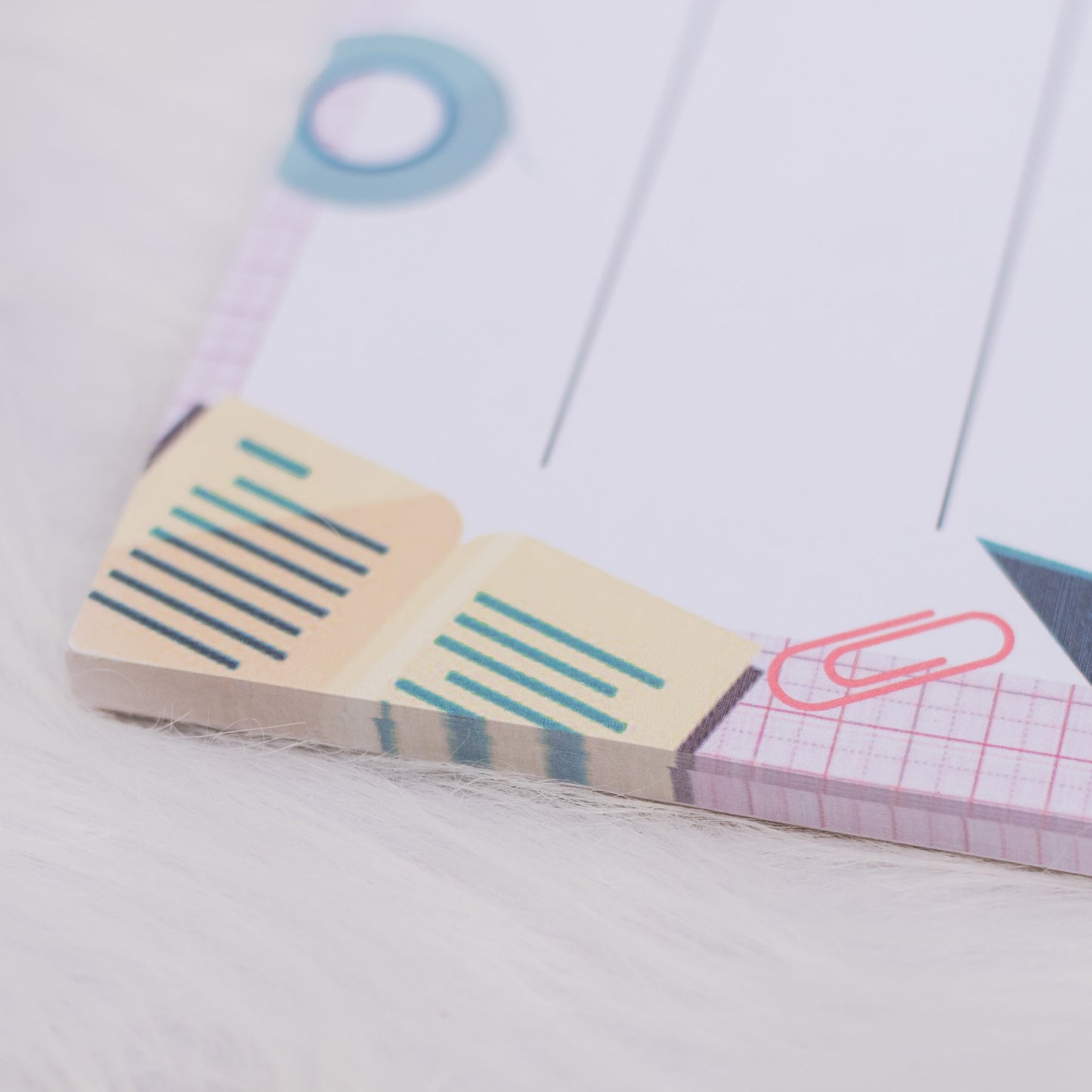 Colorful Weekly Planner Pad – Weekly List Desk Organizer with Fun Stationery Design