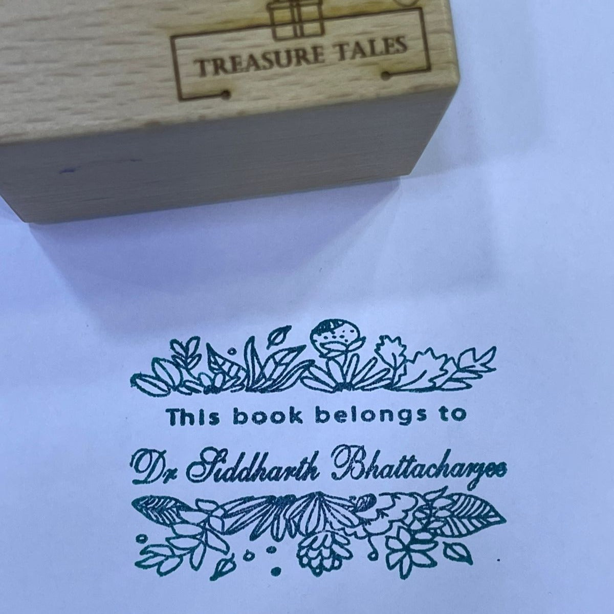 This book belongs to - Custom Library Stamp for Book Lovers