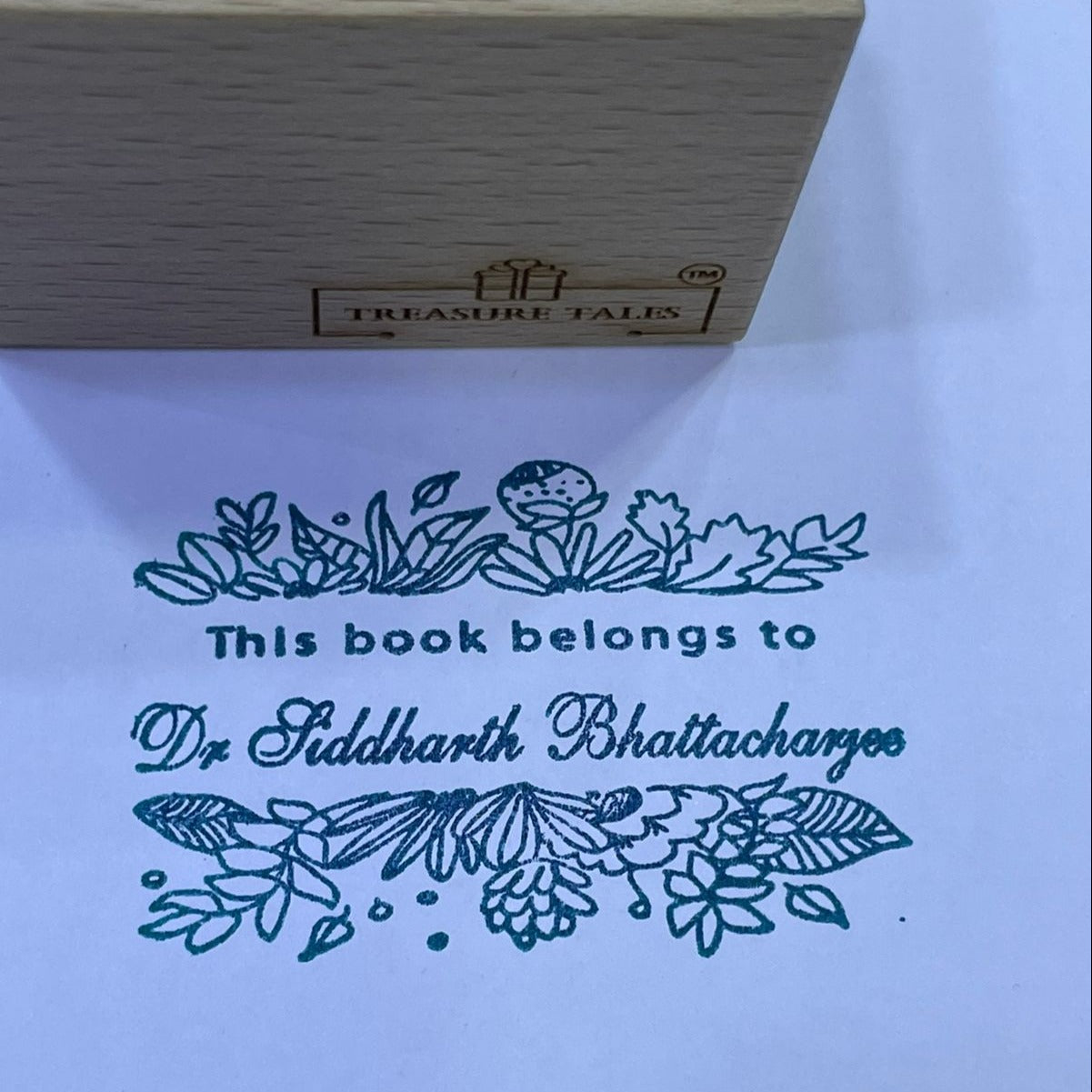 This book belongs to - Custom Library Stamp for Book Lovers