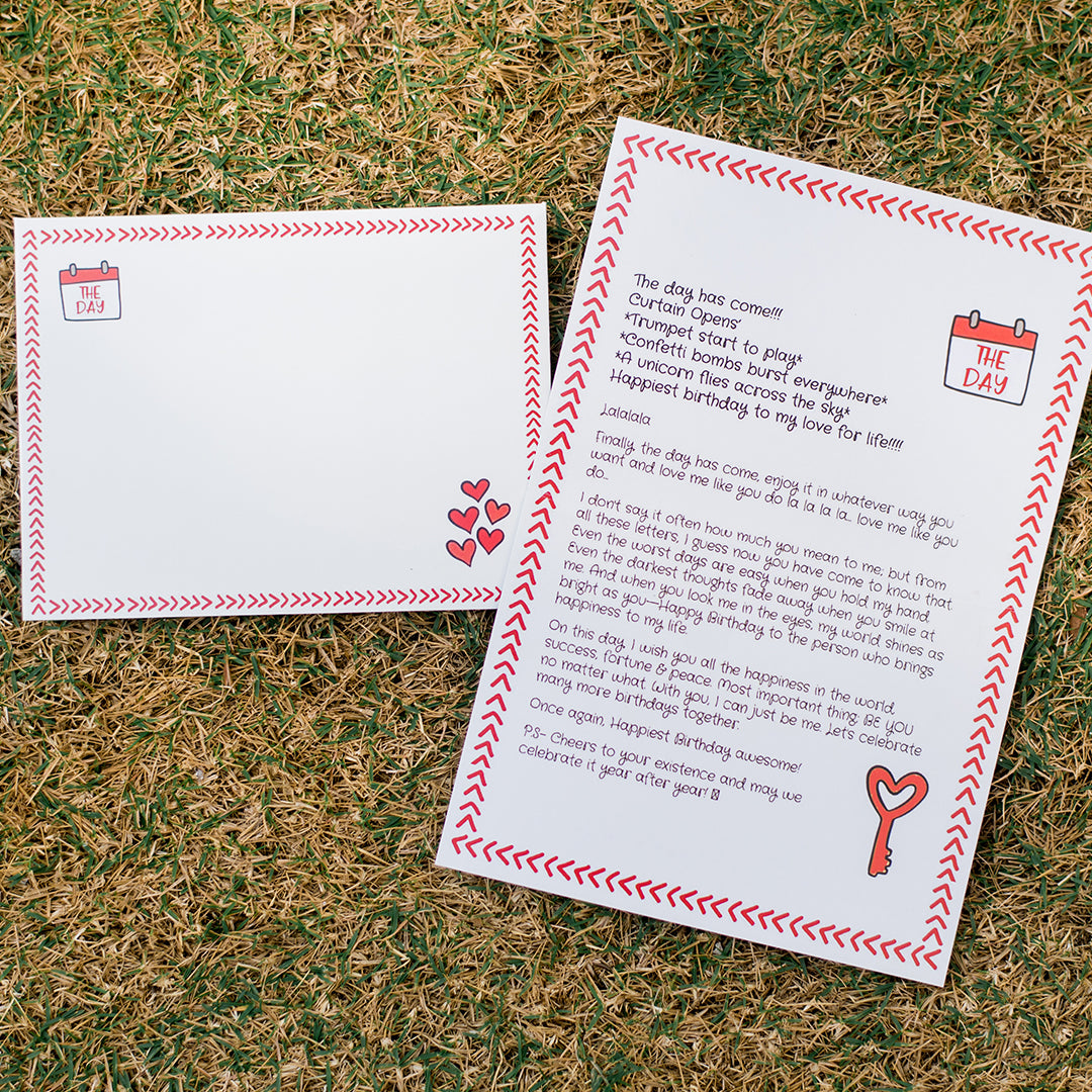 Birthday Countdown Love Letters – 7-Day Romantic Countdown Surprise Gift