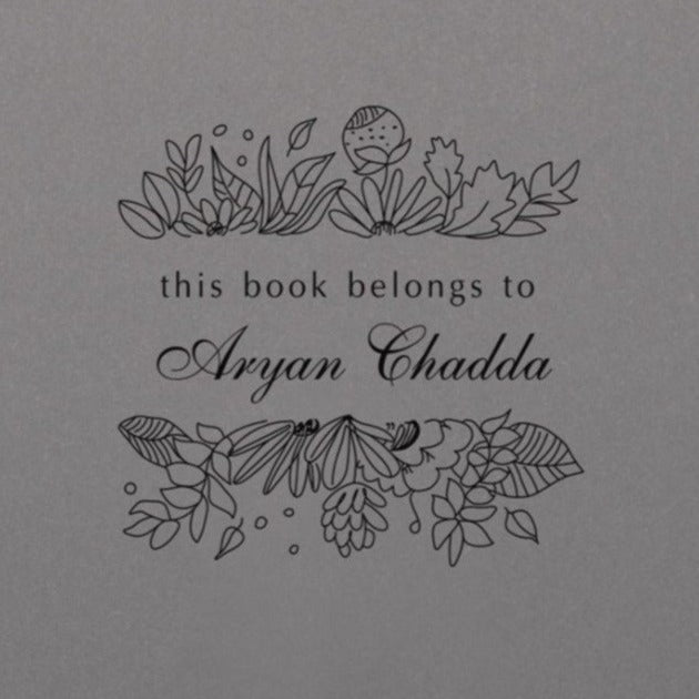 This book belongs to - Custom Library Stamp for Book Lovers