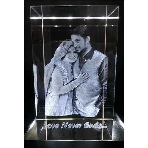3D Crystal - Personalize Gift of Love