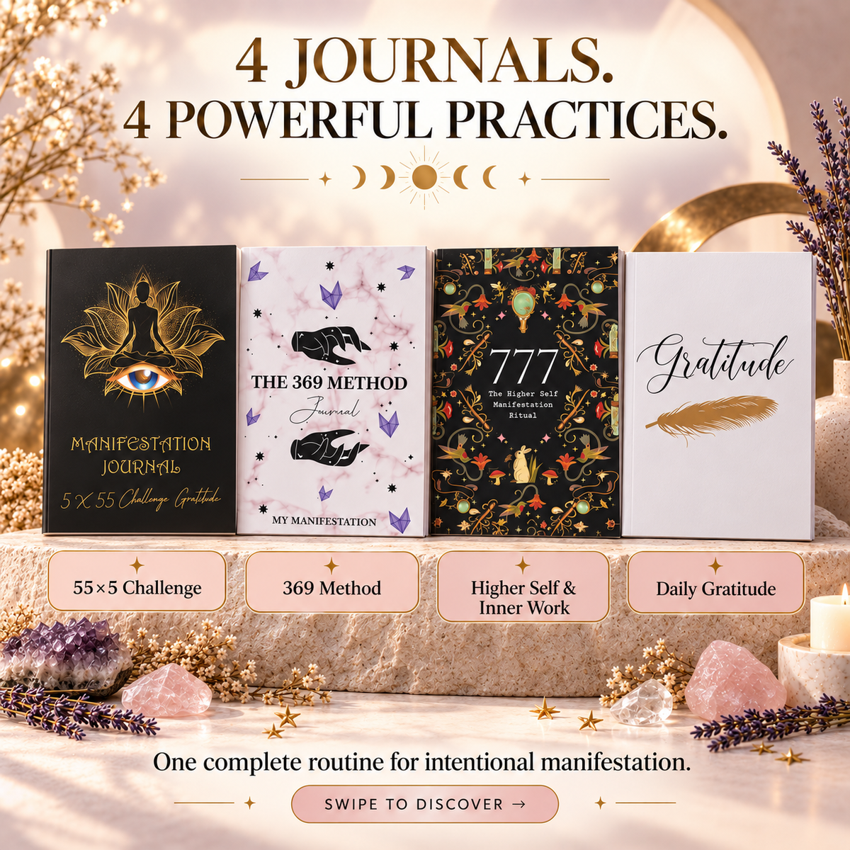 Manifestation Techniques Journal Bundle