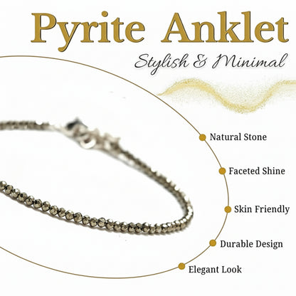 Pyrite Power Anklet- 100% Authentic (BUY 1 GET 1 - LIMITED TIME OFFER)