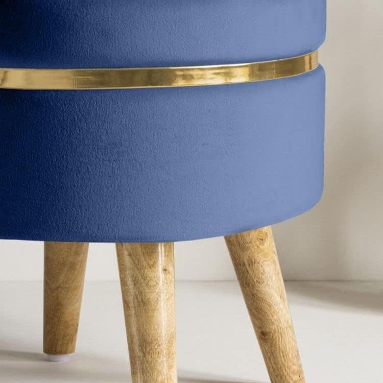 Ring Stool- Set of 2 Ottoman Pouffes Seating Stool for Living Room 16 X 16 X 17 Inches