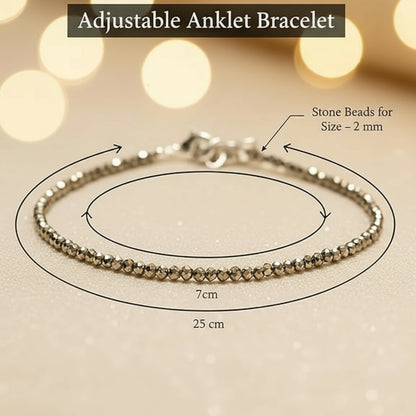 Pyrite Prosperity Anklet + Nazar Protector Anklet