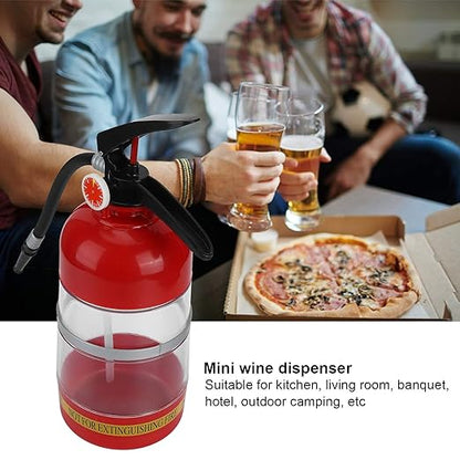 Fire Extinguisher Cocktail Shaker- Beer Dispenser Machine Bar Tool for Home Party Tool Red