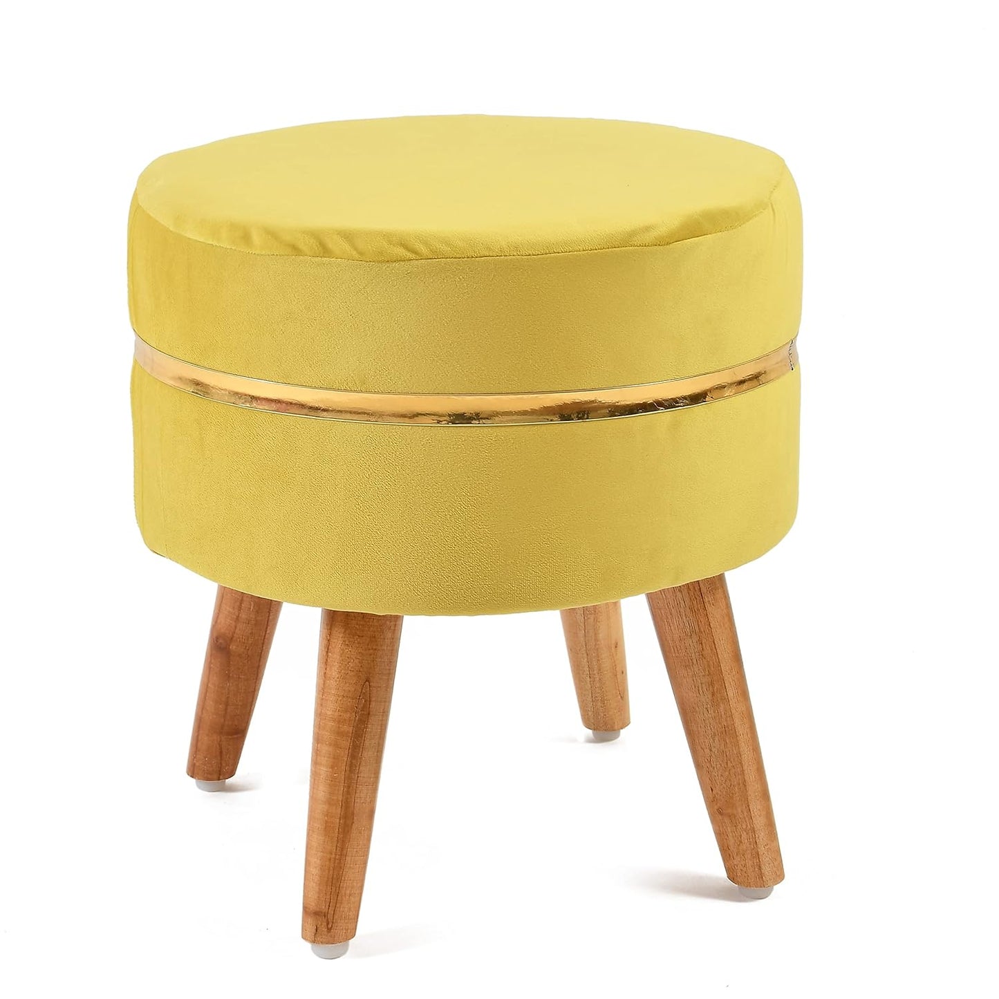 Ring Stool- Set of 2 Ottoman Pouffes Seating Stool for Living Room 16 X 16 X 17 Inches