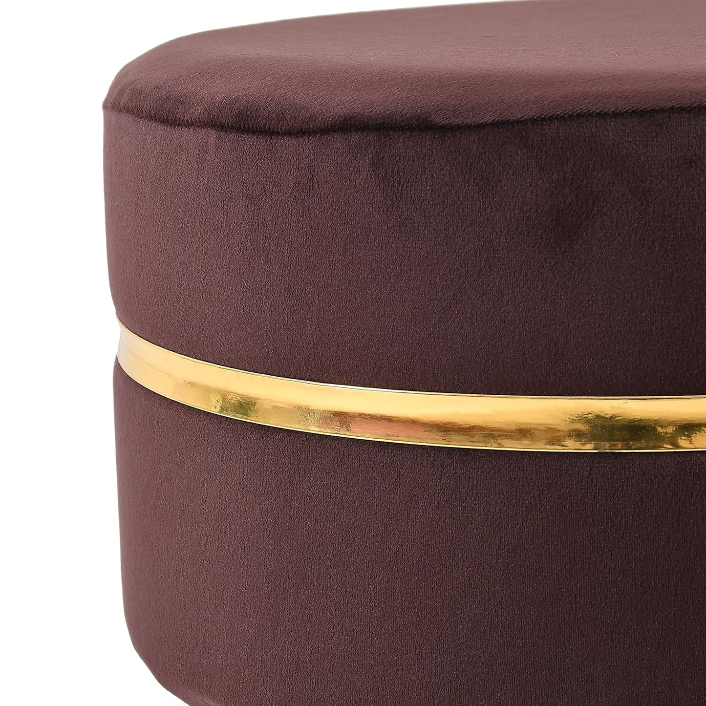 Ring Stool- Set of 2 Ottoman Pouffes Seating Stool for Living Room 16 X 16 X 17 Inches