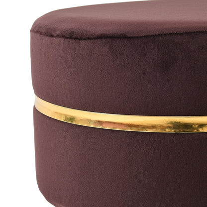 Ring Stool- Set of 2 Ottoman Pouffes Seating Stool for Living Room 16 X 16 X 17 Inches