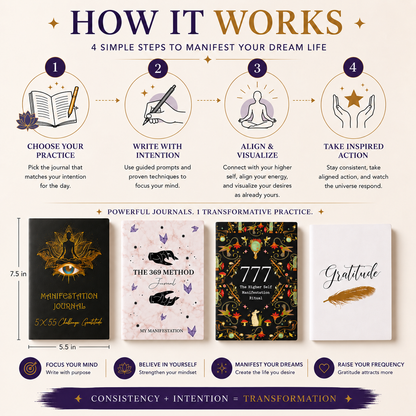 Manifestation Techniques Journal Bundle