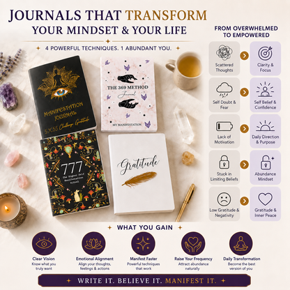 Manifestation Techniques Journal Bundle