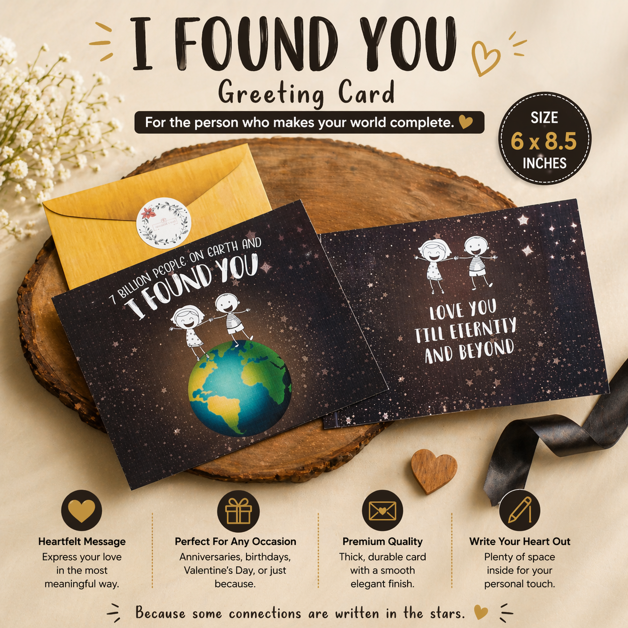 I Found You - Romantic Greeting Card for Special Occasions
