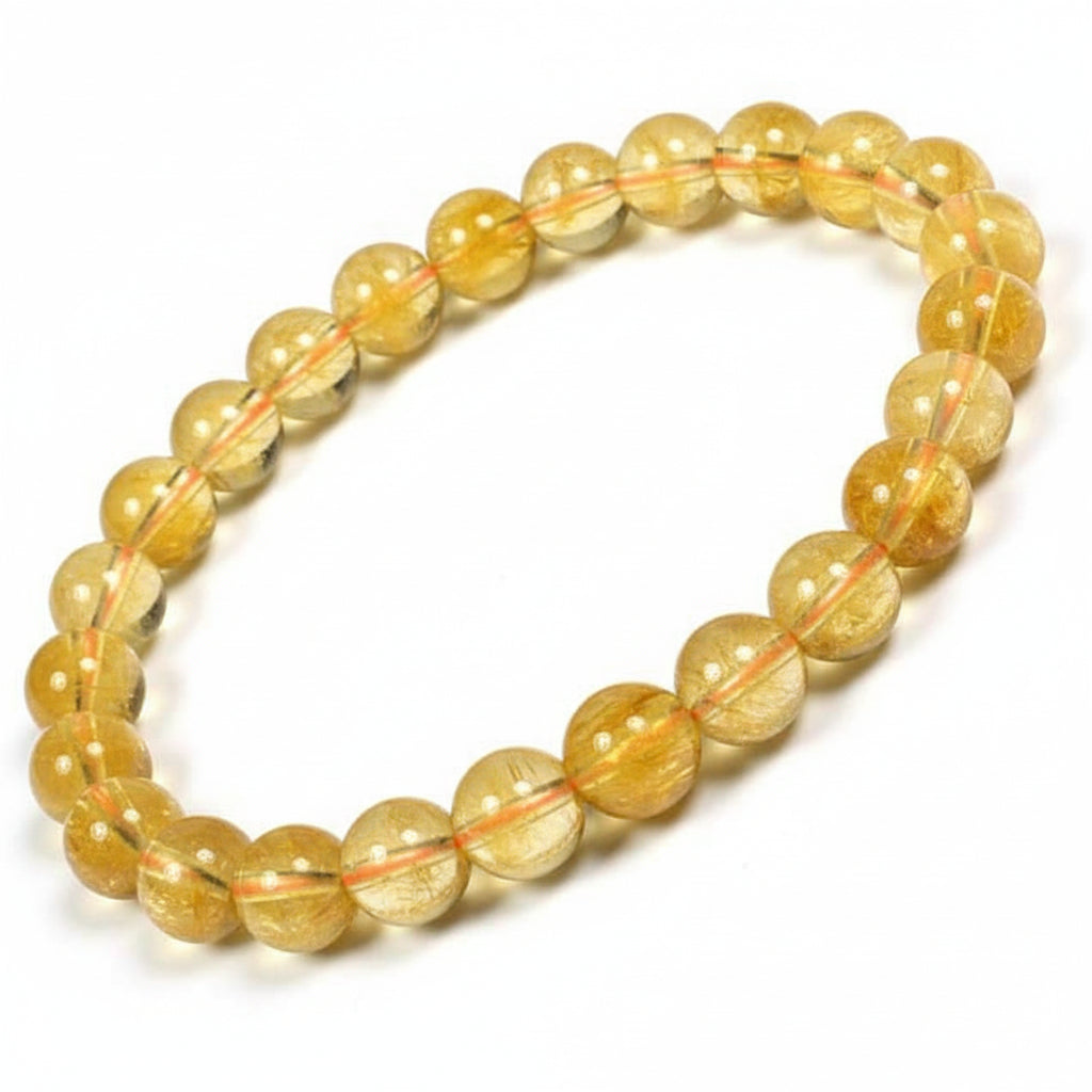 Premium Citrine Bracelet – Solar Plexus Chakra Crystal