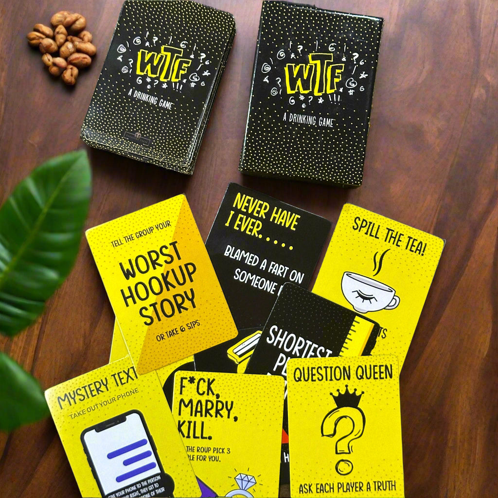 WTF – The Ultimate Drinking Game for Wild Nights!