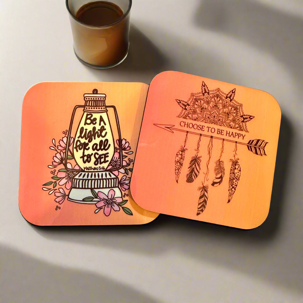 Positivity Coasters - Set Of 2