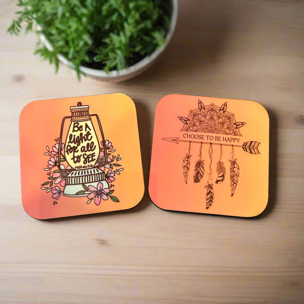 Positivity Coasters - Set Of 2