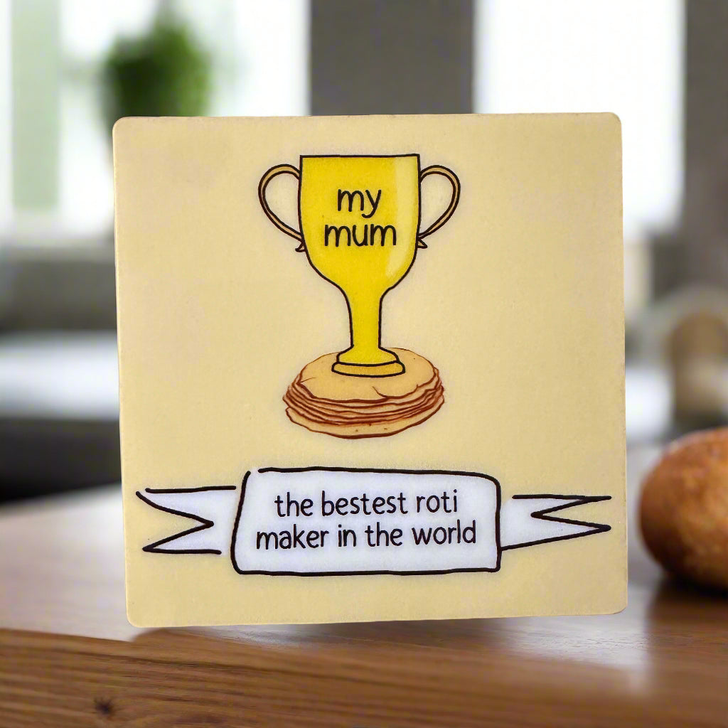 Set of 4 Mom-Themed Coasters – Quirky & Heartfelt Gift for Mothers