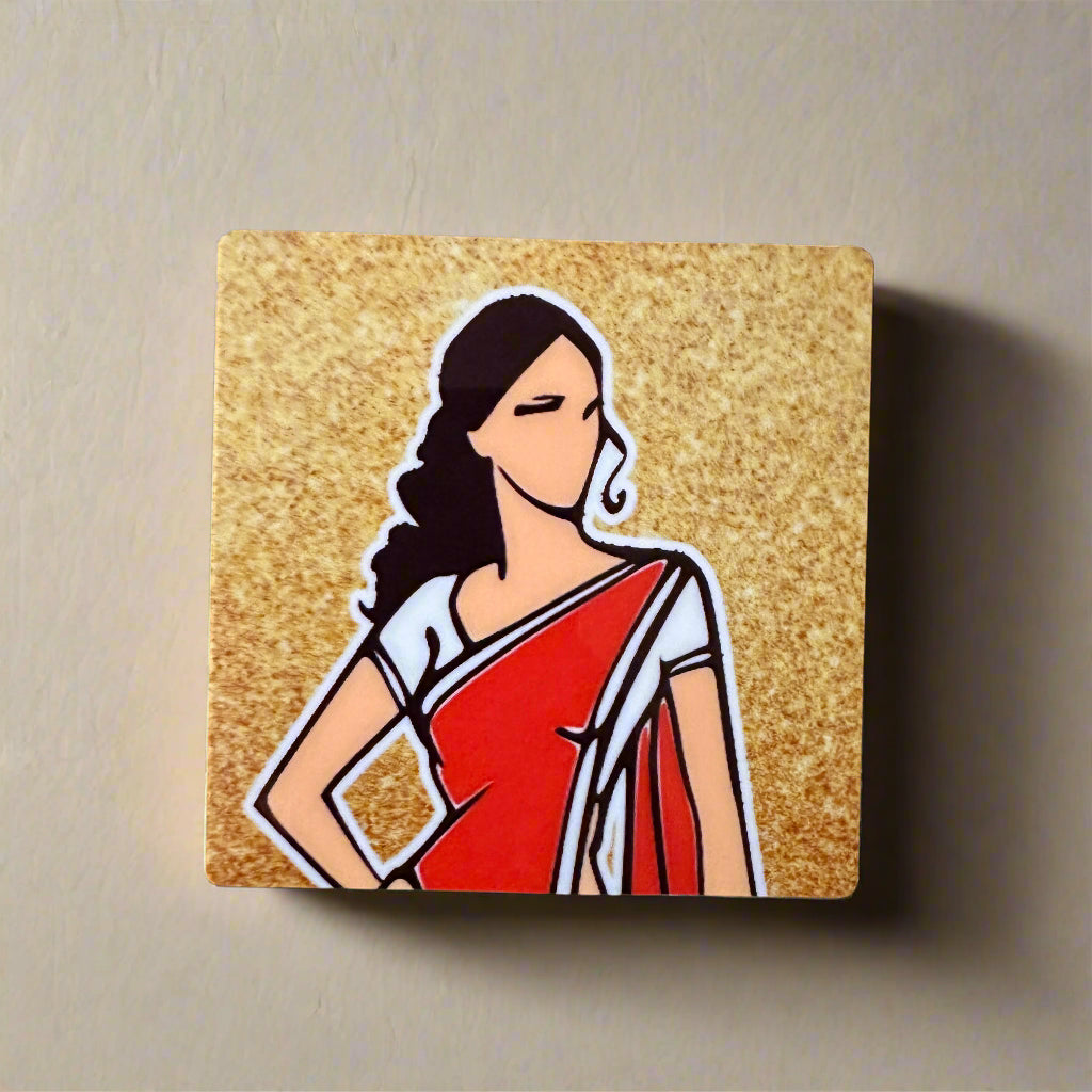 Set of 4 Mom-Themed Coasters – Quirky & Heartfelt Gift for Mothers