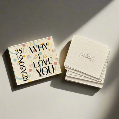 35 Reasons Why I Love You – Romantic Cards for Couples