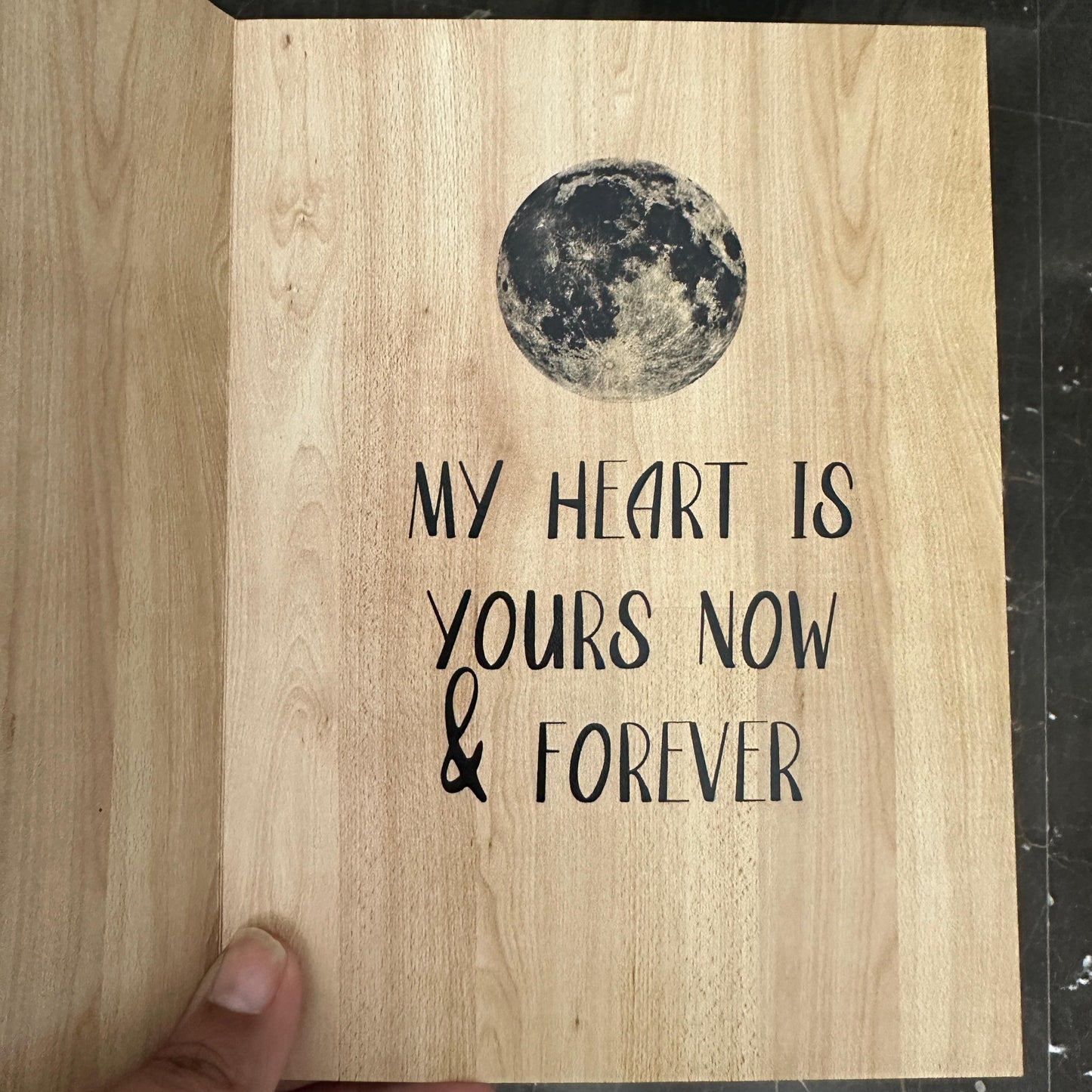 Love You to the Moon and Back - Romantic Greeting Card