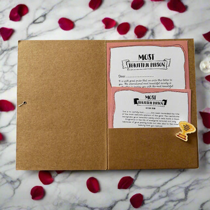The Most Beautiful Person Award – A Heartwarming & Quirky Gift! 🏆💖