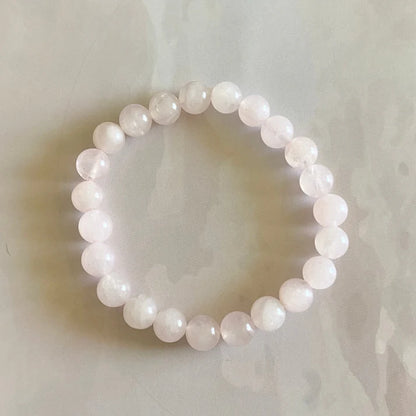 Premium Rose Quartz Bracelet – Self Love, Relationship & Emotional Healing Stone