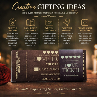 Love Coupons – A Fun and Romantic Way to Pamper Your Partner