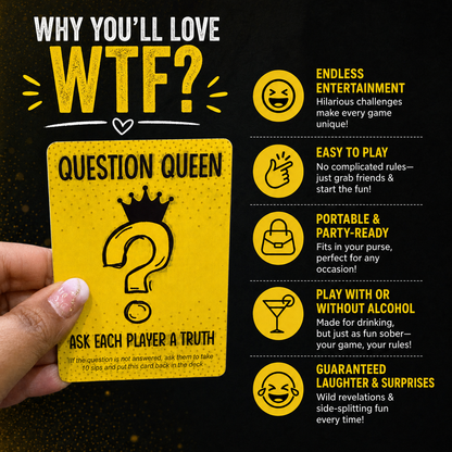 WTF – The Ultimate Drinking Game for Wild Nights!