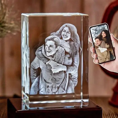 3D Crystal - Personalize Gift of Love