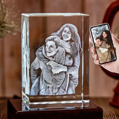 3D Crystal - Personalize Gift of Love