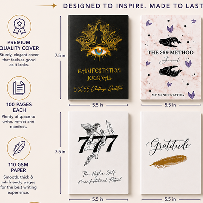 Manifestation Techniques Journal Bundle