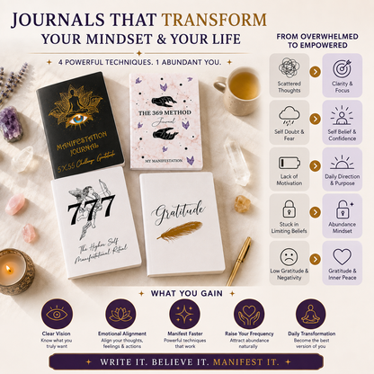 Manifestation Techniques Journal Bundle