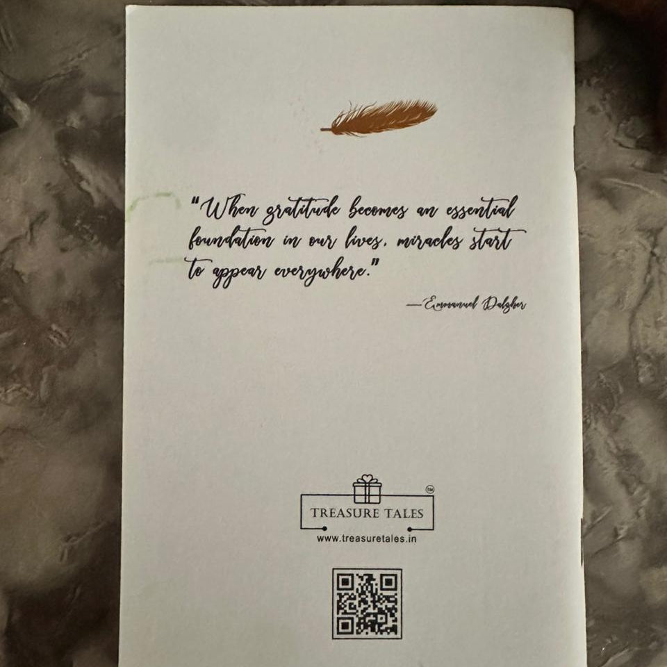 Gratitude Diary (Golden Feather)-For Positivity and Calmness