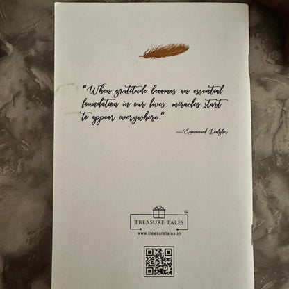 Gratitude Diary (Golden Feather)-For Positivity and Calmness