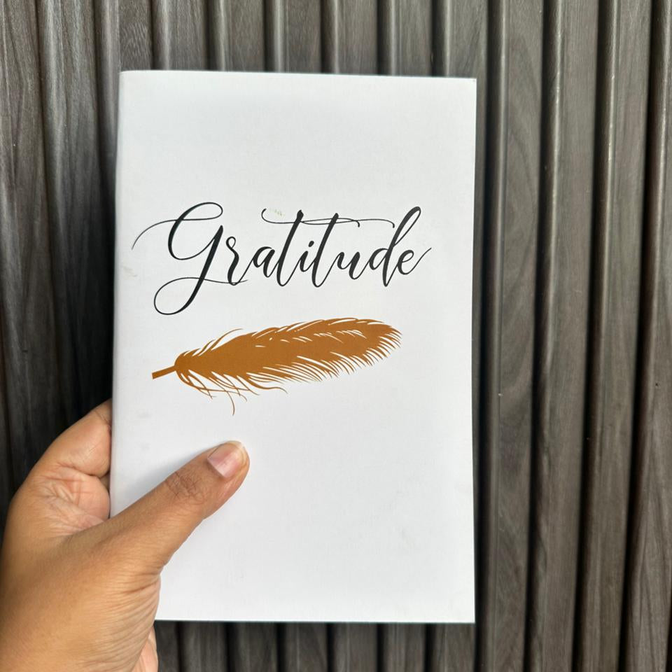 Gratitude Diary (Golden Feather)-For Positivity and Calmness