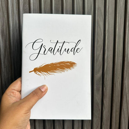 Gratitude Diary (Golden Feather)-For Positivity and Calmness