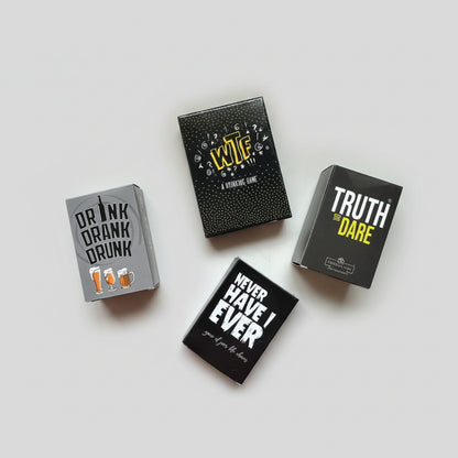Ultimate Drinking Games Party Pack – Truth or Dare, WTF, Drink Drank Drunk, and Never Have I Ever
