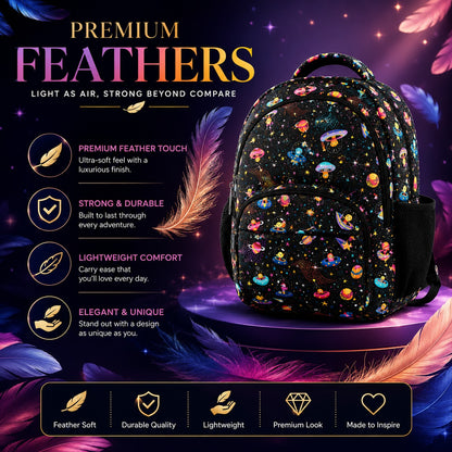 Galaxy Adventure School Backpack – Lightweight Water-Resistant Backpack